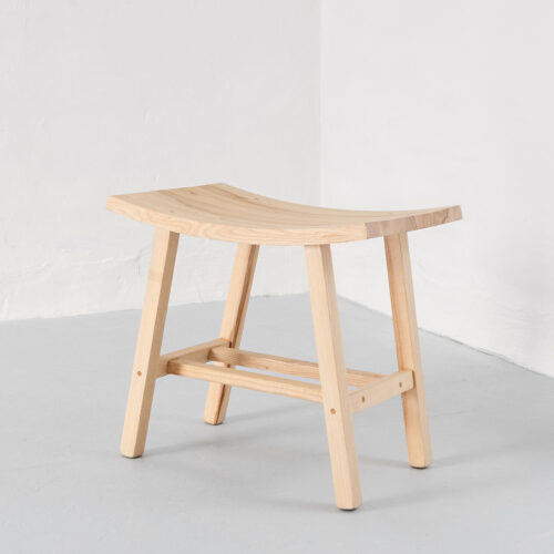 Simple Ash stool designed and made in Cumbria by HOUT Design Furniture